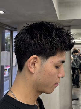 ニコ トウキョウ ロジック(nico TOKYO Logic) 刈り上げアップバングスパイキーショートパーマスパイラルパーマ