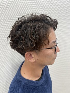 クオリス 上福岡店(QUALIS) 冬メンズ刈り上げマッシュ×スパイラルパーマ