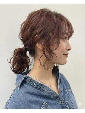 アニー 松戸(ANNI) 着物ヘア/大人ガーリー/ダークアッシュ/似合わせカット/松戸駅