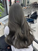 ブリーチなしダブルカラー☆オリーブグレージュ20代30代40代