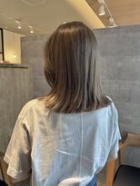 ブリック ヘアアンドスパ 松山(BRICK HAIR&SPA) ブリーチなしでも叶う、柔らかベージュカラー