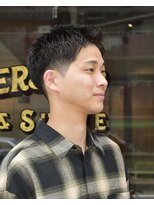 フリーク バーバーショップ 都島店(FREAK BARBER SHOP)&nbsp;アップバングツーブロック束感ショート