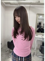 ソワンドゥブレスシエン 堀江店(soin de brace CIEN) ローレイヤー × グレージュ