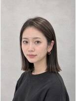 エニル 春日部店(enil)&nbsp;◎外ハネナチュラルボブ×オリーブグレージュ◎