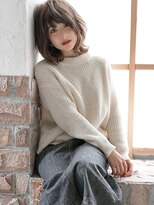 エヌホリック ひたち野うしく(n.holic)&nbsp;セミウエットな色っぽ鎖骨ミディ♪