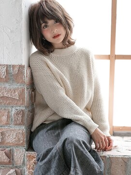 エヌホリック ひたち野うしく(n.holic) セミウエットな色っぽ鎖骨ミディ♪