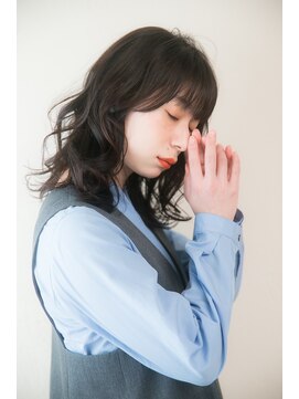 ヘアリゾート粋 ウナム 新宿東口店(enam) 小顔効果バツグン◎ふんわりラフミディ◎[新宿駅/新宿東口/新宿]