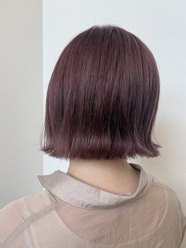 ロルド シェリ(Rold Cheri) 切りっぱなしボブ×パープルピンク