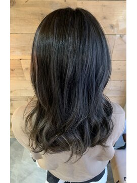 レアヘアー(Le'a hair) アッシュ×シルバーハイライト