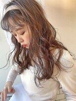 エマエコル(Emma ecole)&nbsp;Emma ecole 前髪パーマ風×黒髪卒業♪アッシュブラウン by.高橋