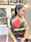 【志治幸佳】和装に似合う/クールビューティー/ポニーテール