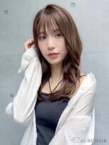 オーブ ヘアー フォール 山形東原町店(AUBE HAIR fall) 20代・30代_大人可愛い/韓国風くびれ巻き