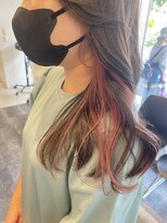 グランドール(Grandoll)&nbsp;イヤリングカラーピンク/透明感オリーブカラー