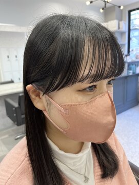 アデプト 北千住店(adept) 【adept北千住 エリスタイル】aespaウィンター風顔周りスタイル