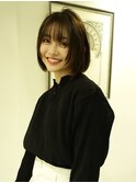 顔まわりレイヤー/ショートボブ