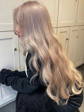 ベレーザ 渋谷(BELEZA) 3966グレーベージュ艶髪ミルクティーアッシュハイトーンカラー