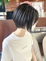 クオリス 赤塚店(QUALIS) 大人可愛い小顔前下がりボブ×ナチュラルボブ×丸み20代30代