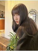 ブリーチなし透明感カラー!