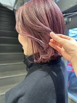 フェンヘアーアイス 中目黒(Fen.hair ici)&nbsp;10代20代30代★大人かわいいダブルカラーブリーチピンクカラー