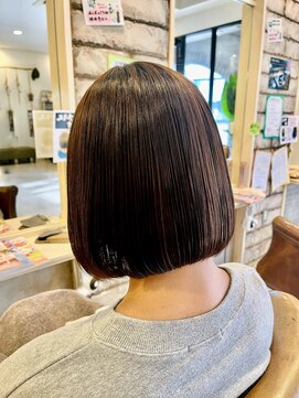 パレットヘアーズ 草津店(Palette Hairs) 前下がりボブ