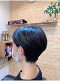 黒髪ショート