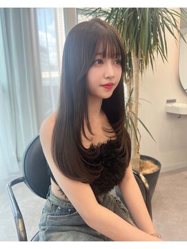 リッカ(LICCA) 【MISAKI】顔周りカット/グレージュ/艶カラー