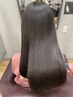 【思わず触りたくなる髪に】髪質改善！弱酸性ストレート＆カットブロー