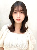 ミラリー トウキョウ(Mirareee Tokyo)&nbsp;20代30代40代◎前髪パーマ韓国風巻きくすみベージュお団子ヘア