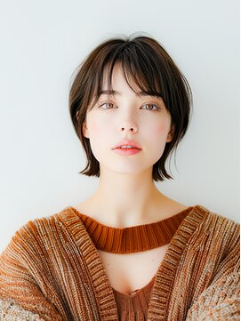 シカタ シーカ 鎌倉(CICATA/ShIKA.) 小顔ボブルフネビージュ30代40代ショート1