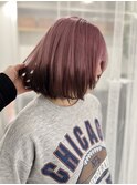 ピンク/ブラウン/ブラック/ブリーチ/デザイン/グラデーション