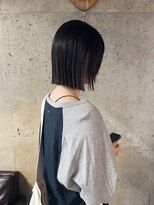 【ボブ/似合わせカット/ぷつっとカット/ショート】