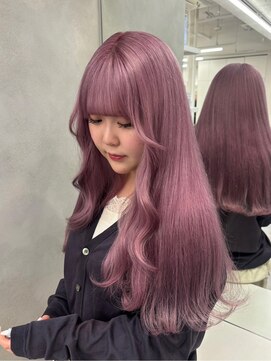 ベレーザ 渋谷(BELEZA) 12978艶髪ラベンダーパープル韓国風巻きラベンダーミルクティー