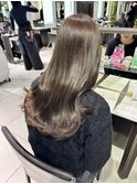 カット+ツヤカラー+髪質改善パールトリートメント+炭酸スパ