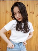 【buZonブゾン】ミックスパーマ×艶感ベージュ