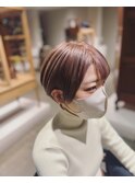 明るめショートボブ