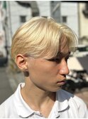 ホワイトブロンド/MEN’S HAIR