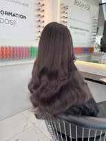 ラピス 渋谷本店(Lapis)&nbsp;ココアラベンダーカラー/ケアブリーチカラー/髪質改善/韓国風