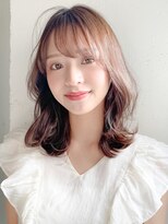 レア 表参道(L'ea)&nbsp;黒髪クラゲヘアーオリーブグレー小顔ココアベージュ