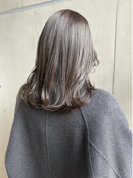 ブラウンベージュ/ブリーチなし/ブラウンカラー