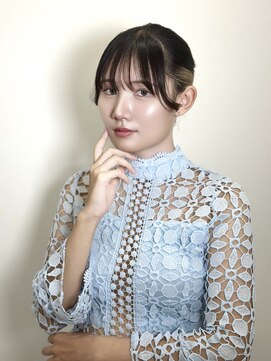 ステラ(Stella) 銀座ヘアセット。宣材サロモ編。かぶせまとめ髪VOL1.0