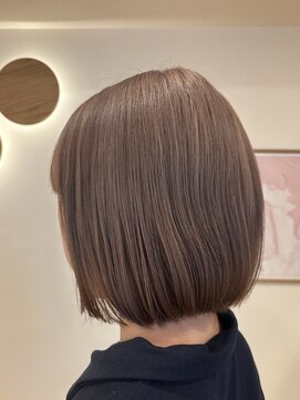 ラヴィズム 名駅店(LUVISM) ダブルカラー/ベージュ/ボブ/ミディアム/レイヤー/艶カラー
