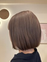 ラヴィズム 名駅店(LUVISM) ダブルカラー/ベージュ/ボブ/ミディアム/レイヤー/艶カラー
