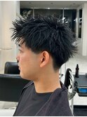 アップバングショート