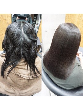 ヘアテリア リュウ 大塚(hair teria ryu) 縮毛矯正/髪質改善縮毛矯正/前髪縮毛矯正/表面ハーフ矯正