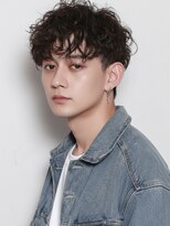 ハートテンセカンド 武蔵新城店(HEART2nd) men's hair/波巻きツイストスパイラル/リバースセンターパート