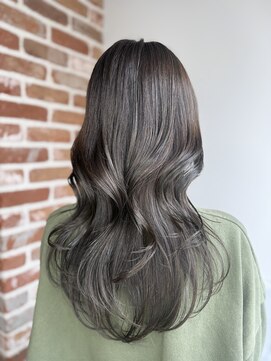 エニー 栄(Any) オリーブグレージュ×韓国レイヤー