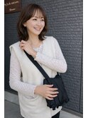 大人の愛されボブ・くびれ外ハネ