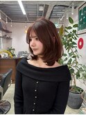 ミディアムレイヤーヘア