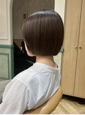 ミルクブラウンミニボブ