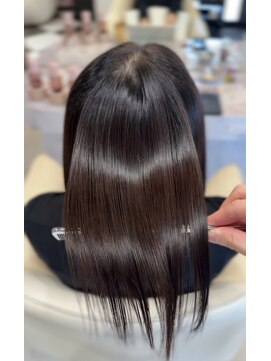 髪屋 紬 髪質改善ストレート